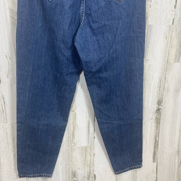 Levi's Jeans High Rise Paperbag Jeans size 28 Blue Denim Tapered Relaxed Casual - Picture 8 of 9